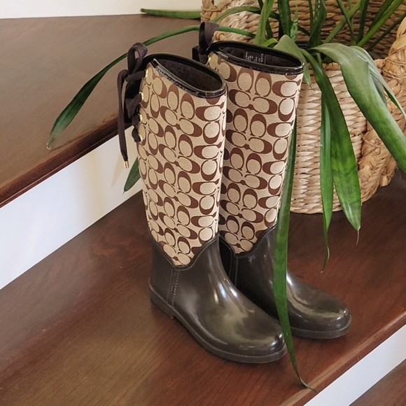 Coach Tristee rain boots - Picture 2 of 7